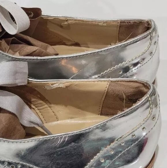 Arizona Jean Co. | Oxford Metallic lace-up dress shoes Size 7.5 - Picture 6 of 8